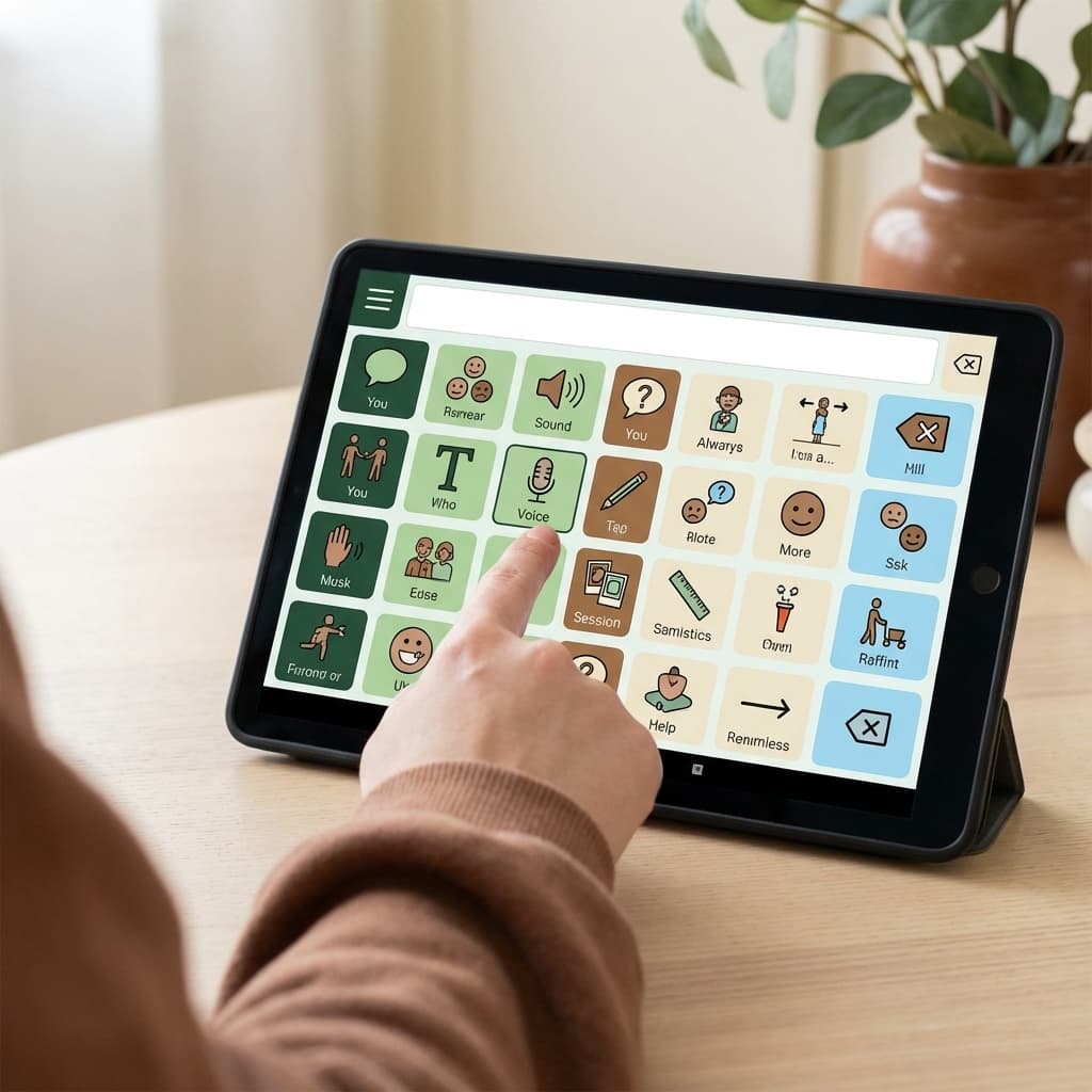 Modern accessible apartment interior with wide doorways and open plan